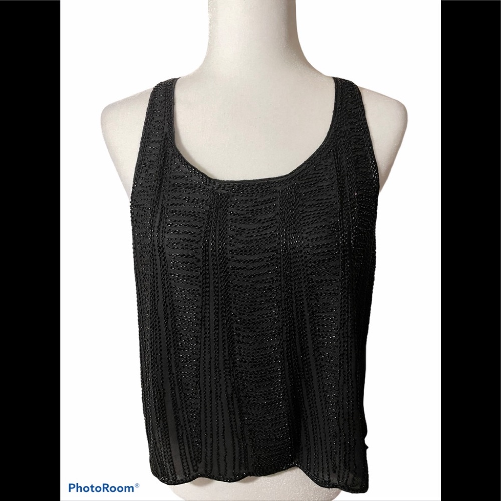 Beulah style top with beads
